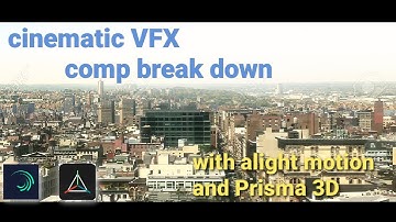 Cinematic VFX compositing break down Prisma 3D alight motion