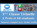 01 Tutoriel ZOOM : Comment utiliser Zoom - Vidéoconférence réunion classe virtuelles partage gratuit