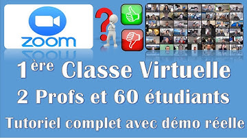01 Tutoriel ZOOM : Comment utiliser Zoom - Vidéoconférence réunion classe virtuelles partage gratuit