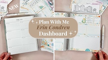 NEW Erin Condren Dashboard Plan With Me ✩ Weekly Setup and Ideas