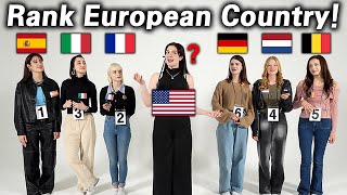 [WORST to BEST in EUROPE] American Ranked the Europe Countries!!