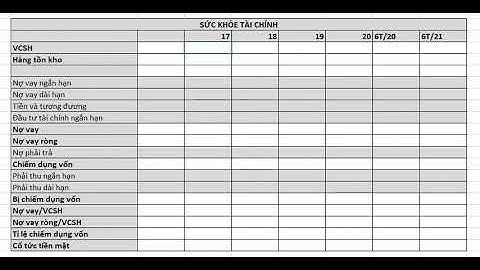 Copy dữ liệu tài chính vào Excel