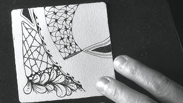Zentangle® Ensemble: Tile 1