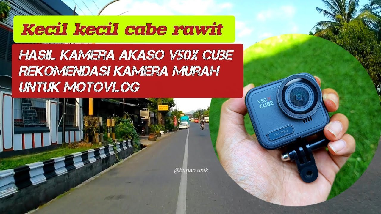 Akaso 50x cube kamera test