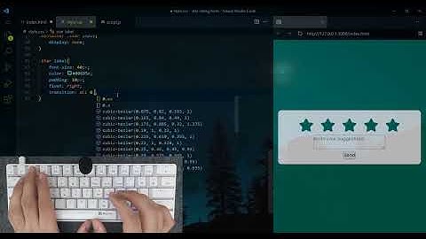 ASMR Programming - Star Rating System With JavaScript - No Talking