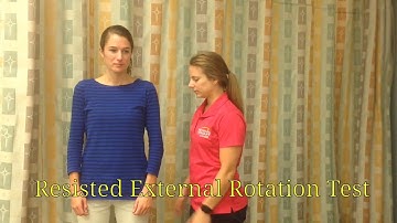 Resisted External Rotation Test