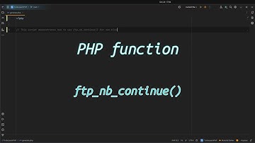 How to use ftp_nb_continue() effectively in PHP? Unlock FTP Mastering ftp_nb_continue() in #php
