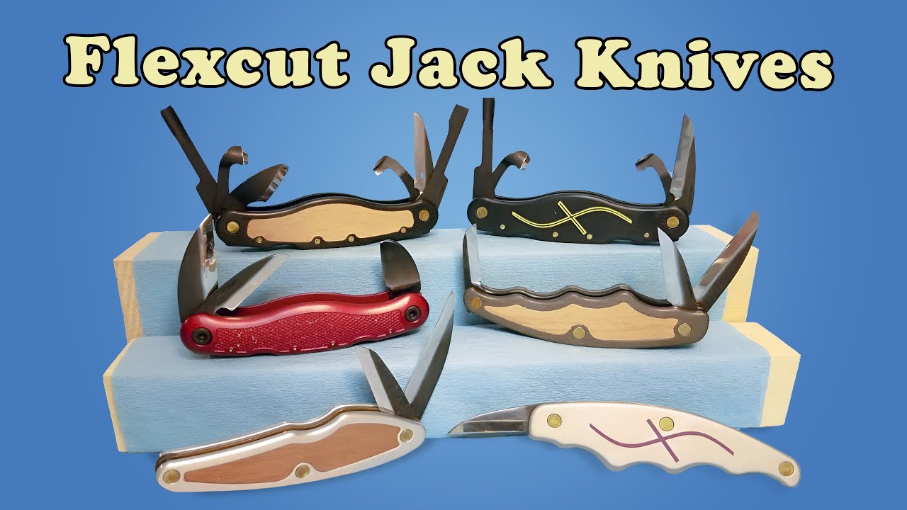 Flexcut JKN95 Tri-Jack Pro - Pocket Carving Knife