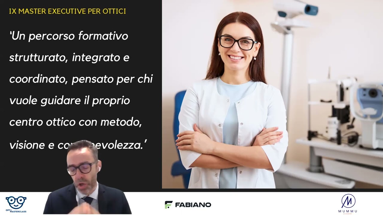 Webinar di Presentazione del Nuovo Master Executive per ottici imprenditori www.optomasterclass.it
