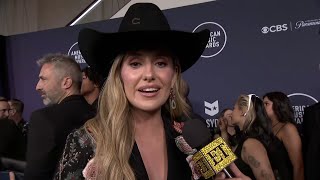 Lainey Wilson Jokes Her AMAs Cape Is Giving 'Redneck Marvel Character' (Exclusive)
