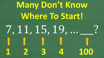 Can You Find the 100th Term? Arithmetic Sequence Challenge! Many don’t know where to start!