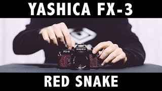 Yashica FX-3 &quot;Red Snake&quot; - 35mm SLR Film Camera