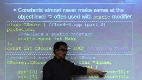 Lec04 物件導向程式設計 第四章