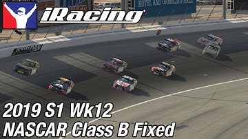 NASCAR iRacing Class B Fixed @ Las Vegas - Race 1 (2019 Season 1 Week 12)