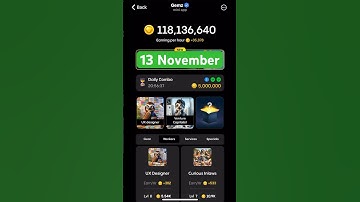 Gemz Daily Combo today 13 November | Gemz Daily Combo today | Gemz daily combo card | #gemz #gemz