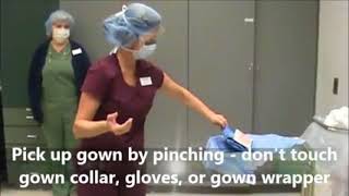 Gowning and gloving - Nurse