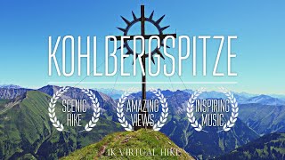 Erlebe die Kohlbergspitze selbst [4k Virtual Hike] - Ammergauer Alpen wandern (entspannende Musik)