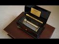 【カノン】 スイスリュージュ社 オルゴール 72弁 +共鳴箱｜“Canon", Reuge, Switzerland, 72-note music box on the resonating box