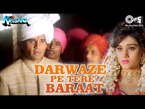 Aayega, Dulha Aayega - Darwaze Pe Tere Baraat | Abhijeet Bhattacharya | Anu Malik | Krishna Movie