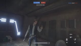 Star Wars Battlefront II Han Solo Yavin Ceremony In Team Battle On Jakku