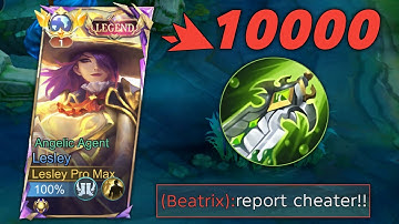 GLOBAL LESLEY FIRST ITEM BLADE OF DESPAIR FOR 1 HIT😱 (100% BROKEN!) - LESLEY BUILD TOP GLOBAL 2025