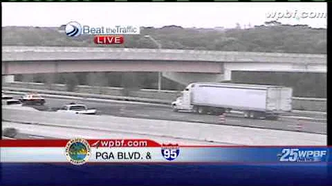 1 Killed In Motorcycle Crash On I-95 At PGA Blvd.