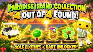 I FOUND ALL 4 PARADISE ISLAND ARTIFACTS! 🏝️⛳ GOLF CART + CLOTHES UNLOCKED! | #wobblylife #ps5