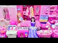 13 Minutes Satisfying with Unboxing Barbie Princess Bed &amp; Wardrobe Collection Toys Review | ASMR
