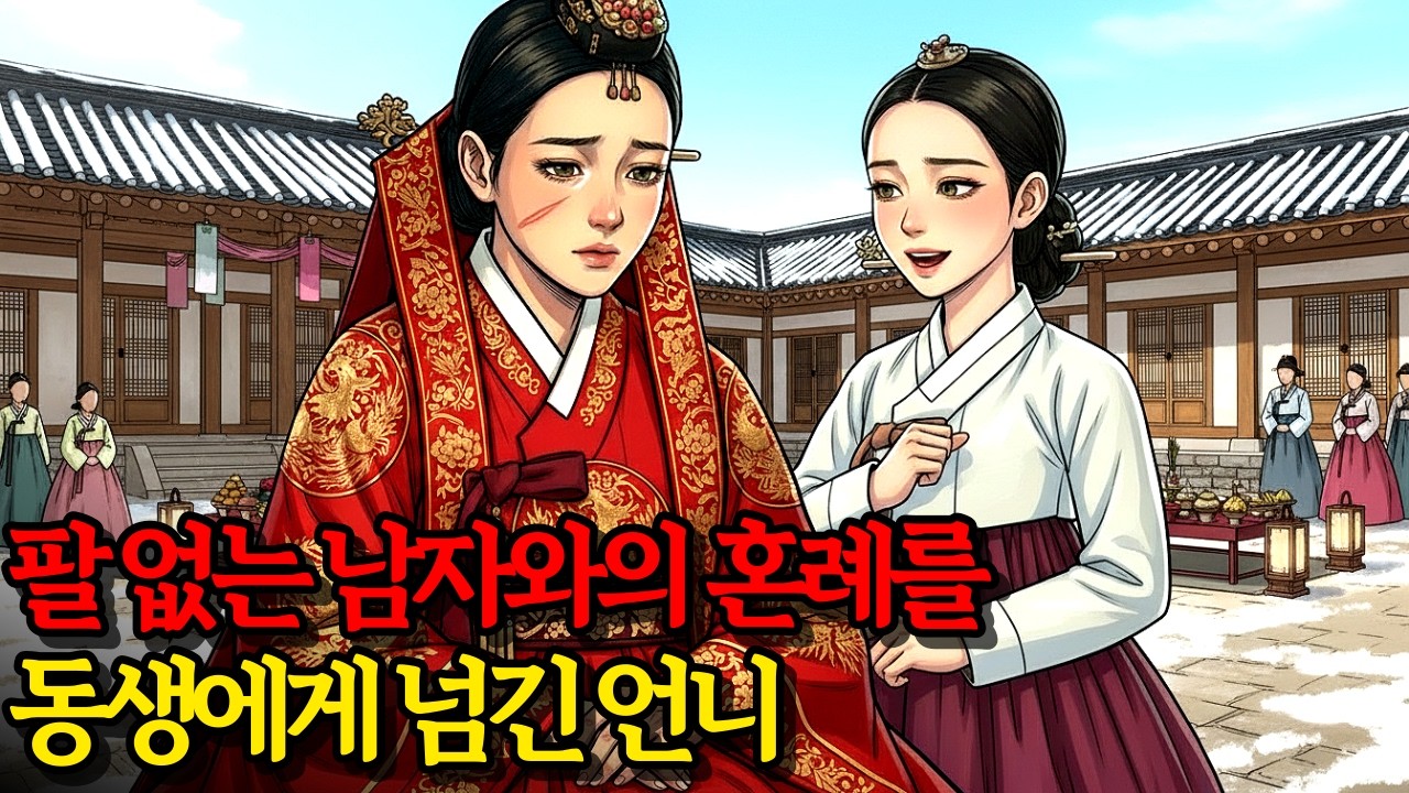 혼례 전날 밤, 팔 없는 남자와의 혼례를 못생긴 동생에게 떠넘긴 언니 I야담I옛날이야기I오디오북I전설I민담I사연I