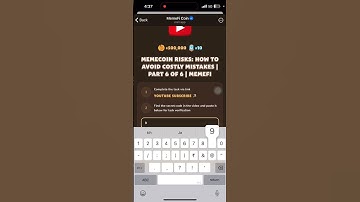 MEMECOIN RISKS: HOW TO AVOID COSTLY MISTAKES I PART 6 OF 6 | Memefi New Video Code | MEMIFI