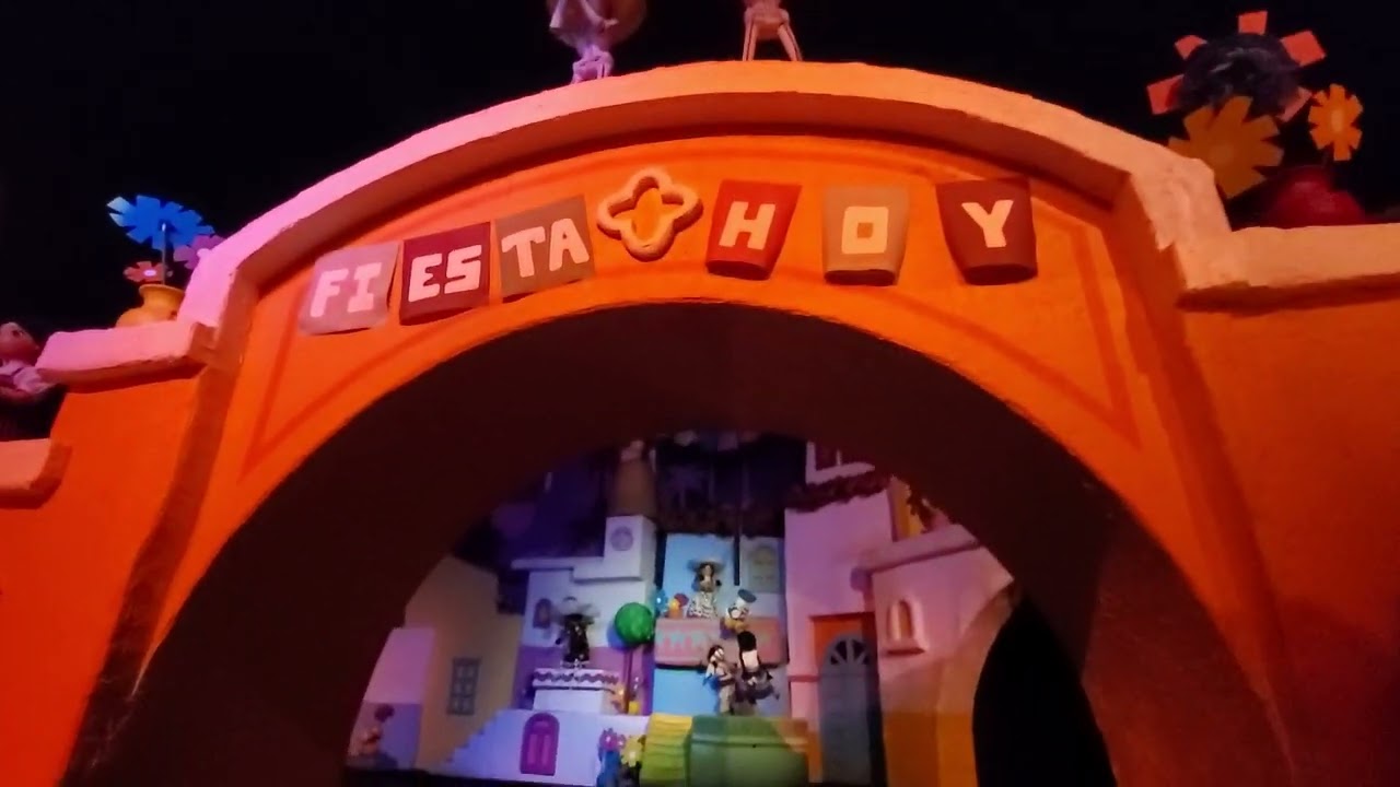 Sam rides the boat ride in Mexico in Epcot at Disney World ‎@Paul Monks Jr 