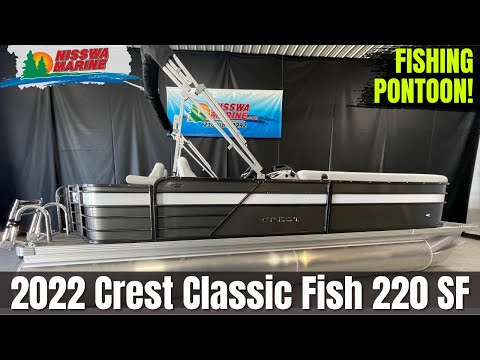 The Crest I Fish looks like a great pontoon boat for fishing. I