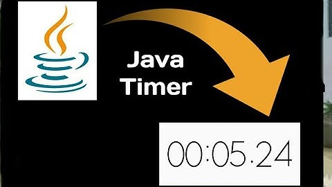 How to make timer in java || must watch