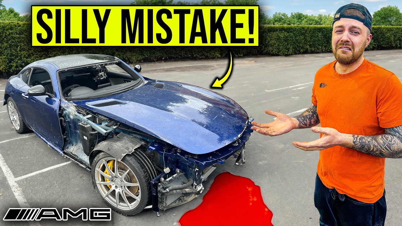 FIRST DRIVE IN MY DESTROYED MERCEDES AMG GT - YouTube