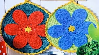 Прихватки крючком, схемы Прихватки крючком, схемы