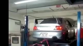 Dyno Fail Mitsubishi Evolution Jumping