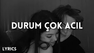 Mustafa Ceceli & Merve Özbey - Durum Çok Acil (Lyrics / Sözleri) Resimi