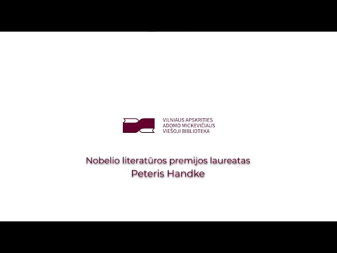 Video: Kuris Rašytojas Apdovanotas Nobelio Premija