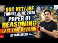 UGC NET June 2026 Reasoning Paper 1 | Final Revision Paper 1 Important Topics by Manish Sir