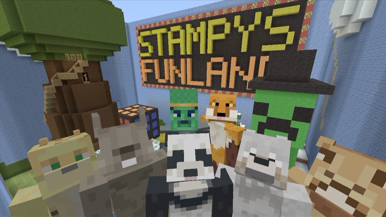 Minecraft XBOX - Hide and Seek - Stampylonghead's Funland 