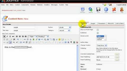 3) How to Add Content in Joomla?