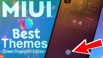 Best New Themes MIUI 10 ! Screen Fingerprint Edition Themes Any Xiaomi Phones !  Must have 2018