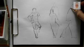 видео: как быстро научиться рисовать фигуру человека в движении. скетч картинка: как быстро научиться рисовать фигуру человека в движении. скетч