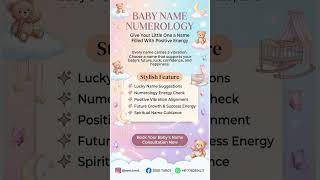 BOOK YOUR BABY NAME CORRECTION NOW!! 🩵🔮#name #babynames #numerology