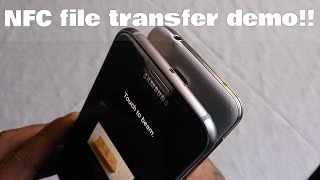 Samsung Galaxy S6 /S6 Edge Nfc Touch To Beam Demo!!