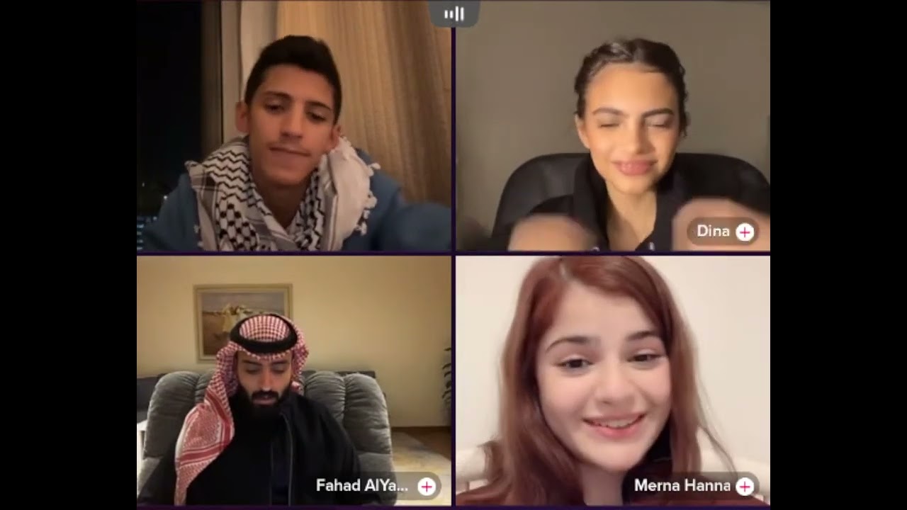 سعود بن خميس و ميرنا حنا نجمة ذافويذ كيدز التقاء في جولة رباعية أجمل قست كلها غناء و طرب و ضحك وناسة