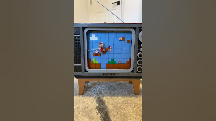 Working LEGO Super Mario Bros Game