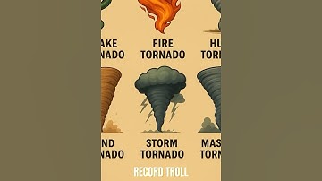 🌍DISCOVER TYPES OF TORNADO 🌪️| Pt:1