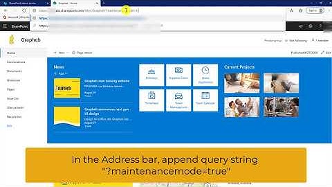 How to open SharePoint Webpart in maintenance mode ?