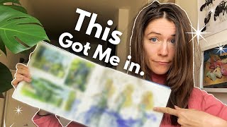 Vis Dev Artist reviews her Accepted CalArts Sketchbook: Tips so that the Process Won't End You